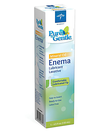 Pure & Gentle Mineral Oil Enemas, 4.5 Oz, Case Of 24 Enemas
