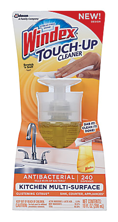 Windex® Touch-Up Cleaner, Citrus, 10 Oz.