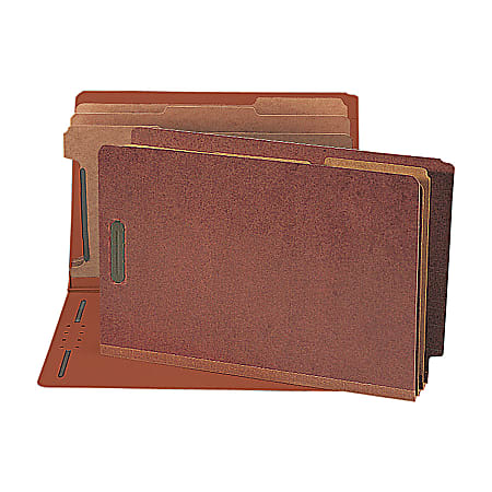 Smead® End-Tab Classification Folders, 8 1/2&quot; x 14&quot;,