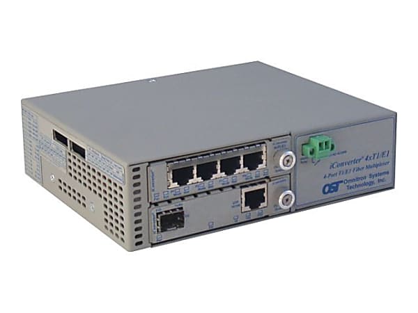 Omnitron Systems iConverter 8831U-1-B Data Multiplexer - Optical Fiber - Fast Ethernet - 100 Mbit/s