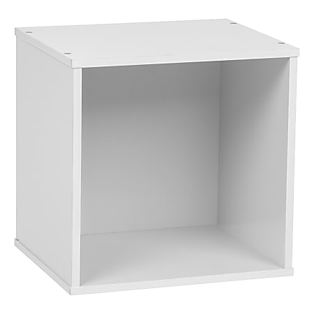 IRIS BAKU 14 H Modular Cube Box White - Office Depot