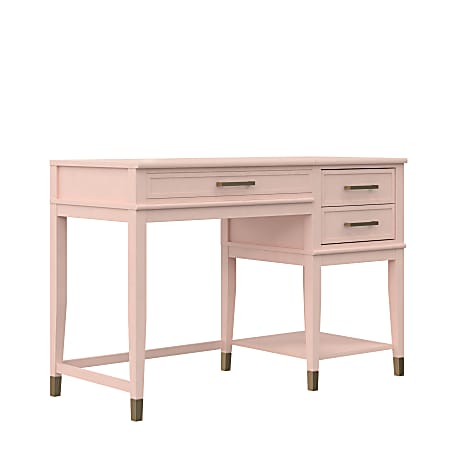Ameriwood Home Westerleigh 46"W Lift-Top Computer Desk, Pink