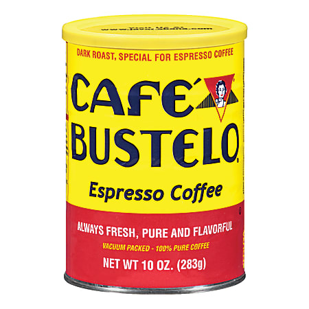 Cafe Bustelo® Espresso Coffee, Dark Roast, 10 Oz Per Bag Can