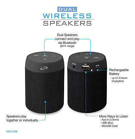 Ilive outlet wireless speaker