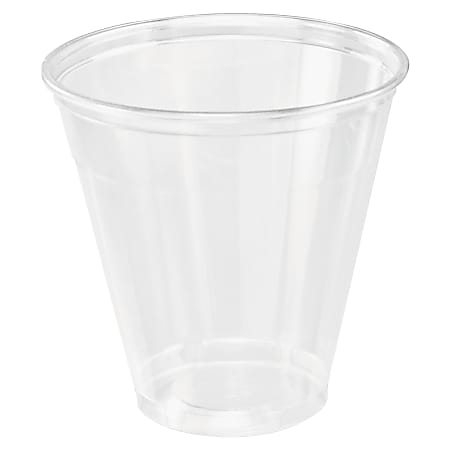 Dart® Ultra Clear™ PET Cups, 5 Oz, Clear, 100 Cups Per Bag, Carton Of 25 Bags