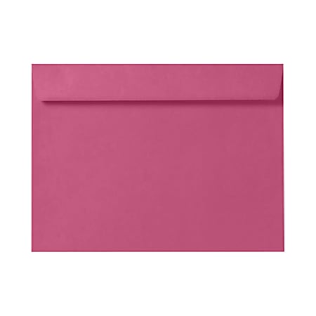 LUX Booklet 6" x 9" Envelopes, Gummed Seal, Magenta Pink, Pack Of 250