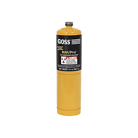 Goss® Disposable Cylinders, 16 Oz, MAPP, Pack Of 12