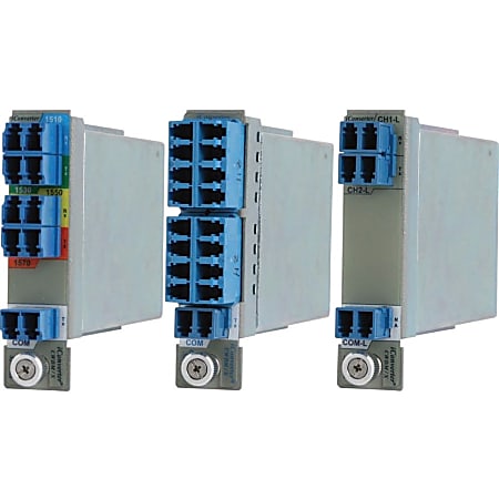 Omnitron Systems iConverter CWDM Single Band-Splitter - Upper Band (1470 to 1610) and Lower Band (1270 to 1450) Mux/Demux