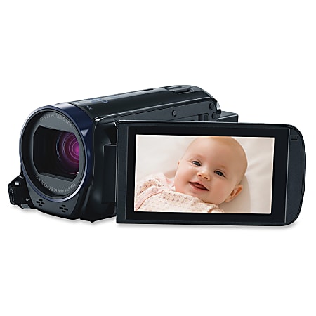 Canon VIXIA HF R600 Digital Camcorder - 3" - Touchscreen LCD - CMOS - Full HD - Black