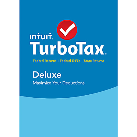 TurboTax Deluxe Fed + State + Efile 2015 (Mac), Download Version