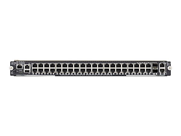 NETGEAR XCM8944 - Switch - 40 x 10/100/1000 + 2 x 10Gb Ethernet + 2 x 10 Gigabit SFP+ - plug-in module
