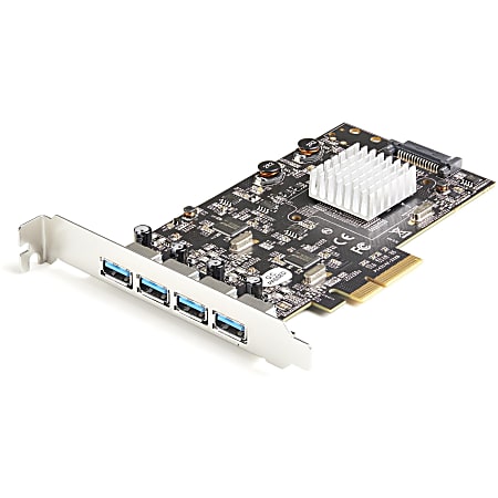 StarTech.com 4-Port USB PCIe Card - 10Gbps USB