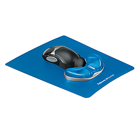 Fellowes® Gel Gliding Palm Support, Sapphire