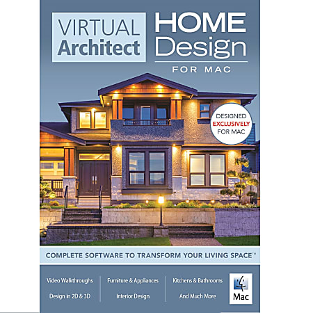 Avanquest Virtual Architect Home Design Software, For Mac®