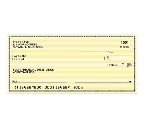 Harland Clarke Personal Checks Reduced Quantity Duplicate Pack Of 50