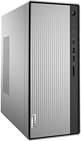 Lenovo® IdeaCentre 5 Desktop Computer, AMD Ryzen 7, 16GB Memory, 256GB Solid State Drive/1TB Hard Drive, Windows® 10, 90Q30008US