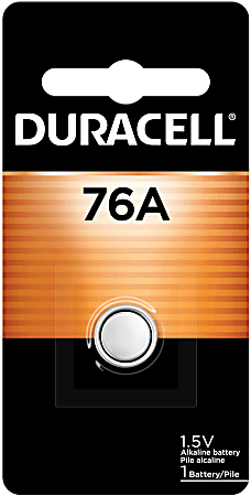 Duracell® 76A 1.5V Specialty Alkaline Battery, Pack Of 1