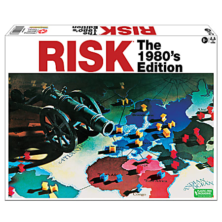 Winning Moves Risk The 1980's Edition Tabletop Game, Ages 8+