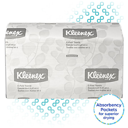 Kleenex® Professional™ Embossed 1-Ply Paper Towels, 150 Per Pack, Case Of 4 Packs