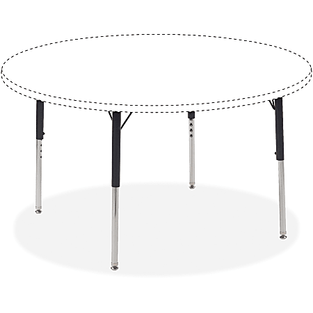 Adjustable chrome store table legs
