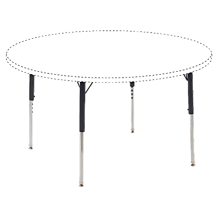 Lorell Classroom Adjustable Activity Table Legs Standard Height