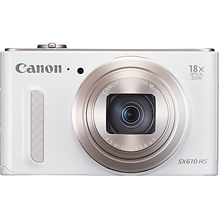 Canon PowerShot SX610 HS 20.2 Megapixel Digital Camera, White