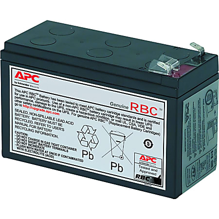 APC Replacement Battery Cartridge #2 - Spill Proof, Maintenance Free Sealed Lead Acid Hot-swappable
