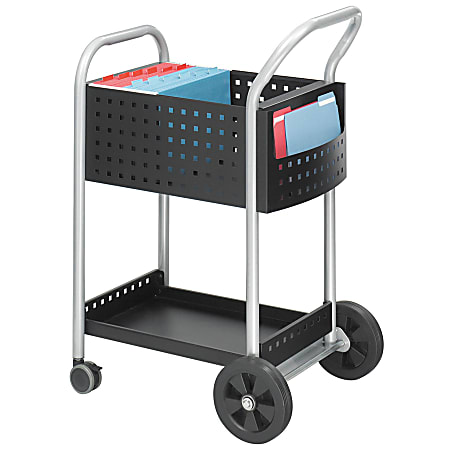 Safco® Scoot™ Mail Cart, 40 1/2"H x 22"W