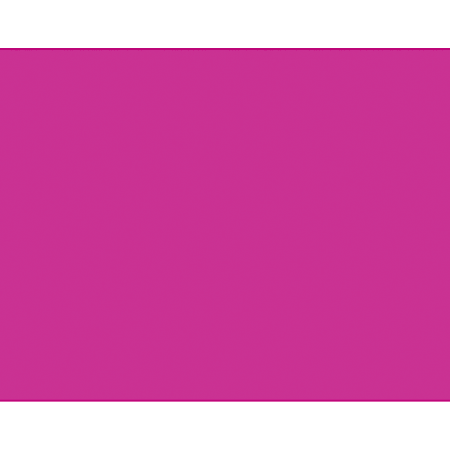 Pacon® Peacock® 100% Recycled Railroad Board, 22" x 28", 6-Ply, Magenta, Pack Of 25 Sheets