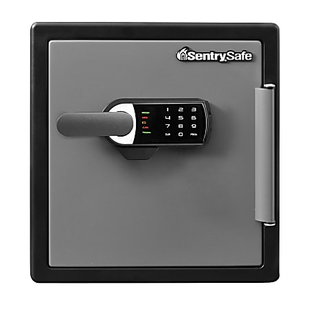 Sentry®Safe Alarm Fire/Water Safe, 1.23 Cu Ft, Black
