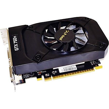PNY GeForce GTX 750 Ti Graphic Card - 1.20 GHz Core - 2 GB GDDR5 - PCI Express 3.0 x16 - Dual Slot Space Required