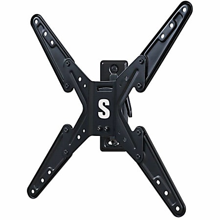 Secura Full-Motion QMF320-B2 Wall Mount For Flat Panel Display, Black, 26"-55" Screen Support, 60 lb Load Capacity, VESA Mount Compatible