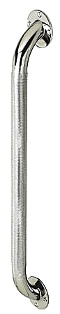 Medline Knurled Grab Bars, 12", Chrome, Case Of 3