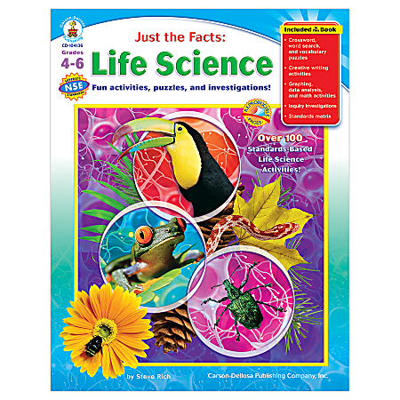 Carson-Dellosa Just The Facts: Life Science