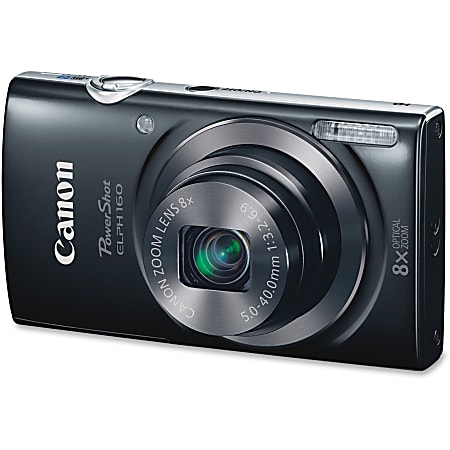 Canon PowerShot ELPH 160 20 Megapixel Digital Camera, Black
