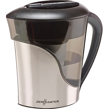 ZeroWater 8-Cup Stainless Steel Pitcher