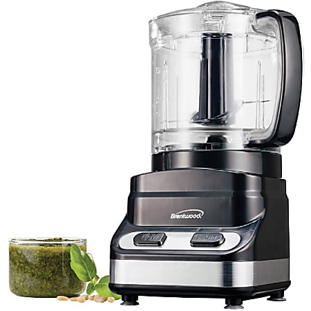 Brentwood 2 Speed 3 Cup Food Processor Black - Office Depot