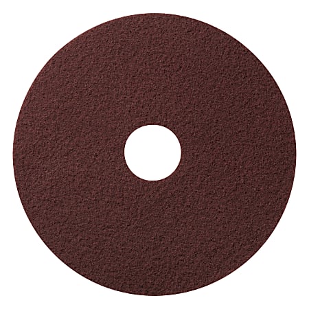 Americo Maroon X Heavy-Duty Floor Restoration Pads, 20", Maroon, 5 Pads Per Box, Set Of 2 Boxes