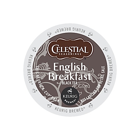 Celestial Seasonings® English Breakfast Tea K-Cups®, Box Of 18