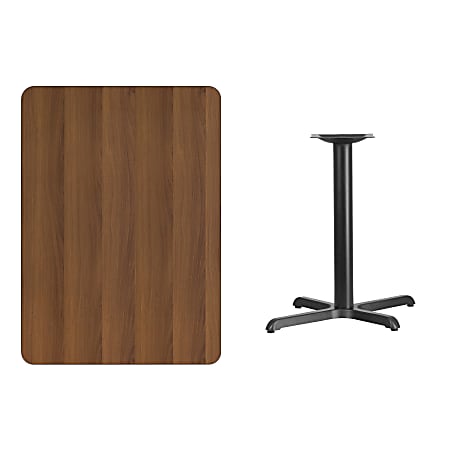 Flash Furniture Laminate Rectangular Table Top With Table Height Base ...
