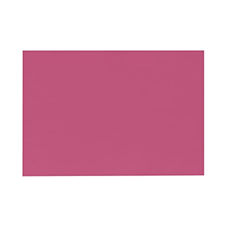 LUX Flat Cards, A1, 3 1/2" x 4 7/8", Magenta Pink, Pack Of 50
