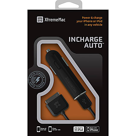 XtremeMac™ InCharge Auto™ Charger For iPhone® And iPod®