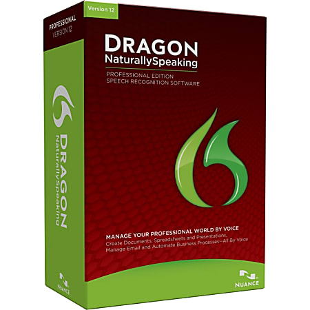 Nuance Dragon NaturallySpeaking v.12.0 Professional Edition - Complete Product - 1 User