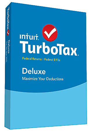TurboTax® Deluxe Federal 2015, For PC And Apple® Mac®, Traditional Disc
