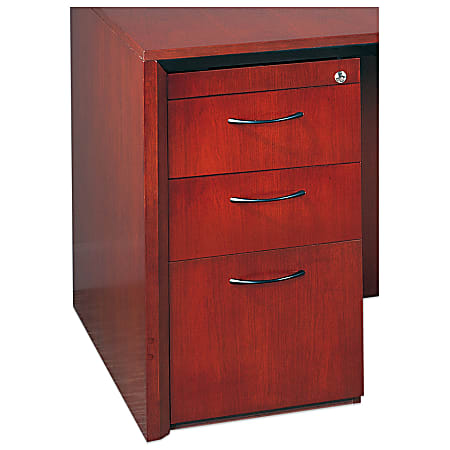 Mayline® Group Corsica Pedestal File, 27"H x 15"W x 18"D, Sierra Cherry, Unfinished Top