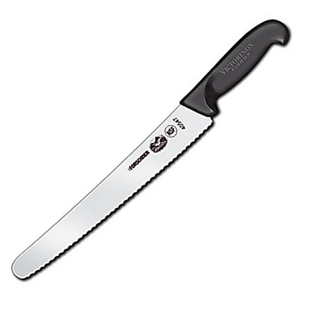 Victorinox Serrated Bread Knife, 10-1/4", Black Handle