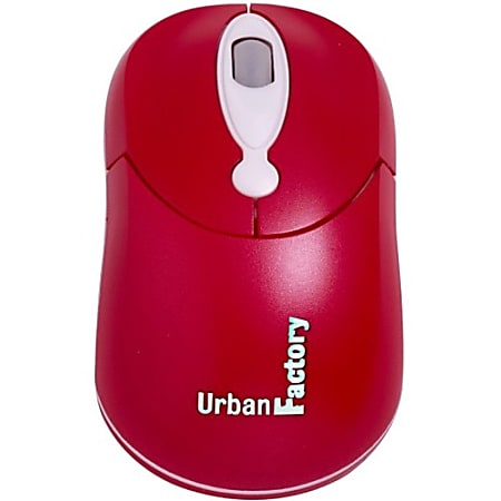 Urban Factory Optical Crazy Mouse, Red