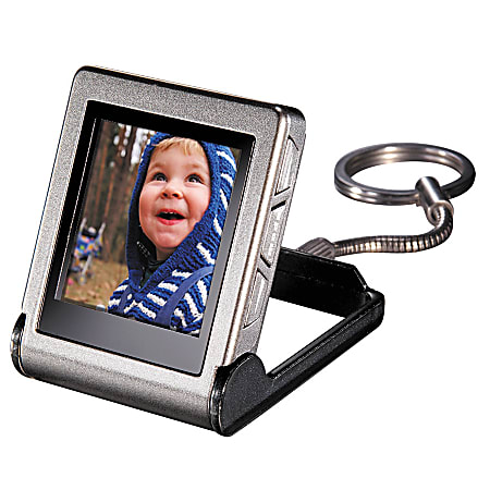 One World® Essentials 1.5" Pocket Digital Photo Frame, Assorted Colors