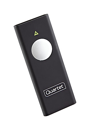 Quartet Slimline Laser Pointer, Class 2, Small Venue, Black