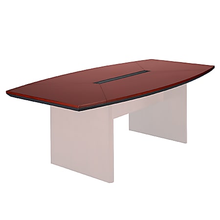 Mayline® Group Corsica Conference Table Top, Boat-Shaped, 72"W, Sierra Cherry